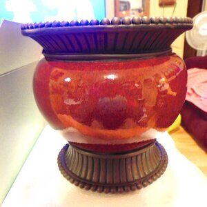 PARTYLITE MOROCCAN CANDLE BASE with ORIGINAL BOX